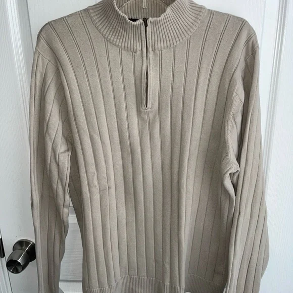 Men's Cream Sweater by Alfani - Picture 4 of 8